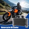 Motorcycle Oil Cooler Aluminum Alloy Motorcycle Parts Modification Oil Cooler Powersports Parts Automotive Replacement Engine
