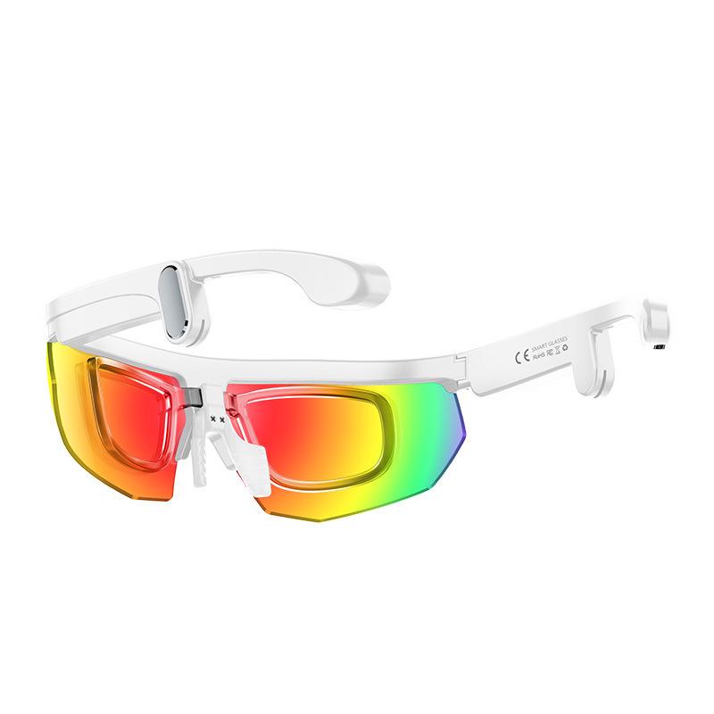 AI Smart Cycling Glasses: 800W Camera & Audio Translation for First-Person Sports Videos