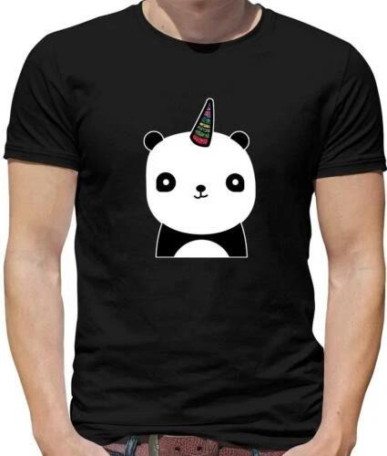 Pandacorn Mens T-Shirt - Panda - Unicorn - Cute - Fantasy - Magical - Gift L
