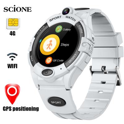 SIM 4G Call Smart Watch Adult Child Smartwatch GPS Positioning WIFI Connection Video Call 4G SIM Card SOS For Boys Girls Waterproof Smart Phones