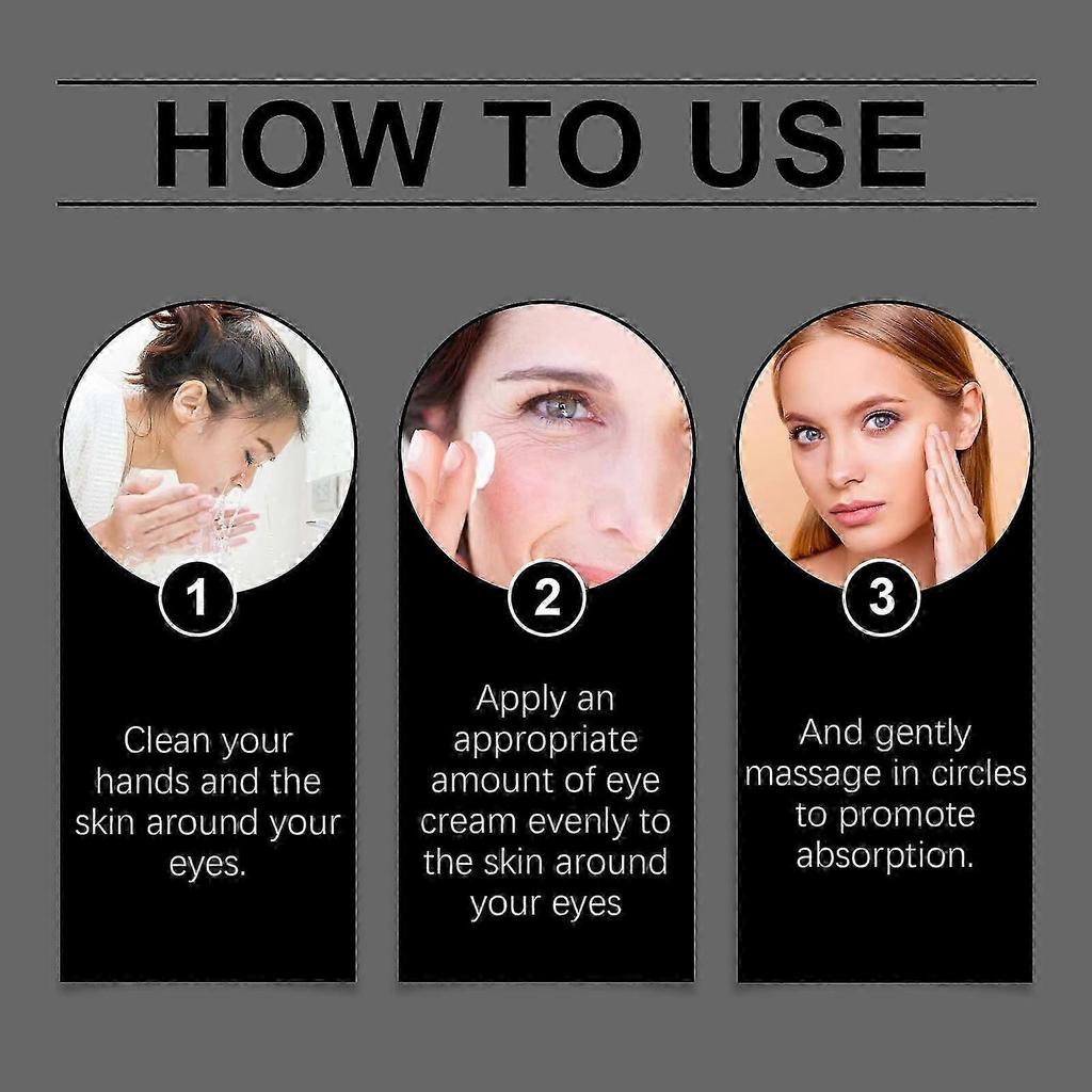 Firming Anti-Wrinkle Eye Cream - Reduces Fine Lines, Hydrates & Brightens Dark Circles - 15g