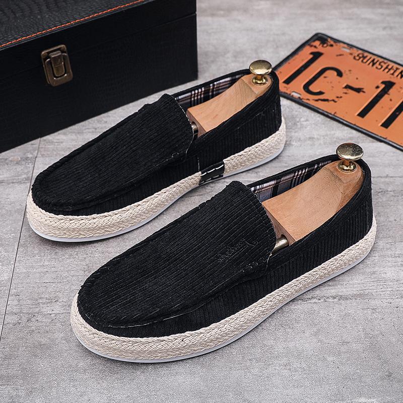 Fashion Casual Shoes for Men Fashion Men's Cloth Shoes Loafers New Comfortable Soft Male Board Shoes Hard Wearing Men's Flats Chaussure