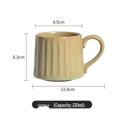 HANDUNYOU Vintage Keramik Kaffeetasse