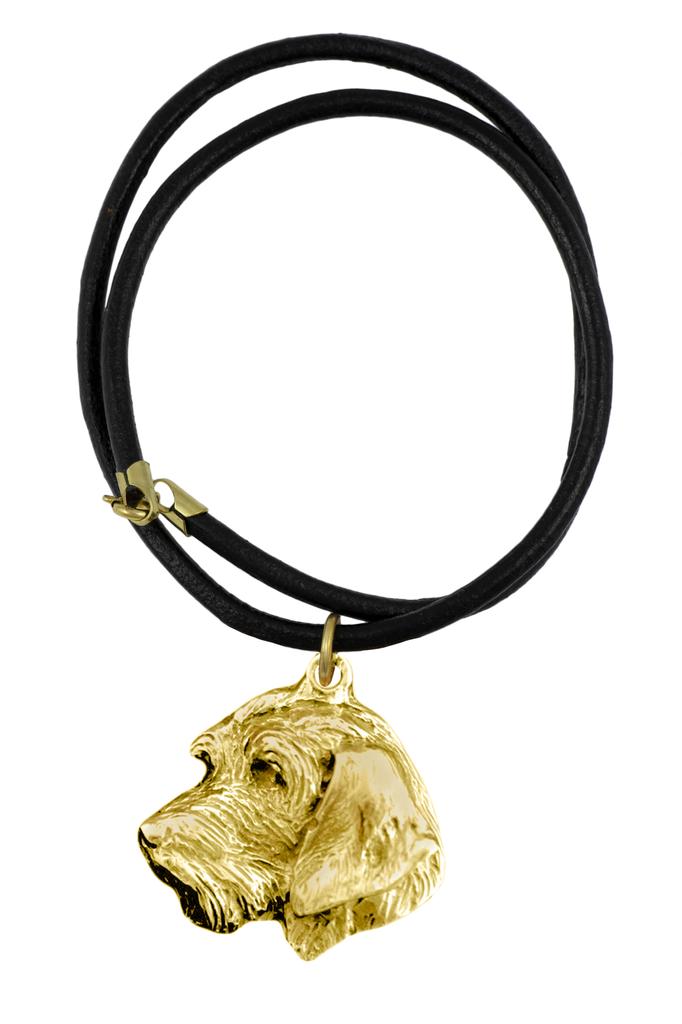 Dachshund II - Dog necklace in gift box, gold-plated pendant for dog fan, striking jewellery by Art-Dog