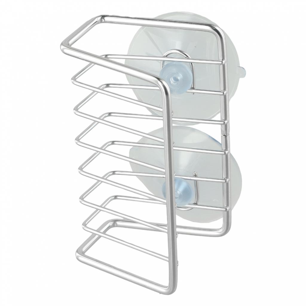 Soporte Metálico para Esponjas Soporte para Esponjas de Fregadero Hierro/Acero Inoxidable Resistente a la Corrosión