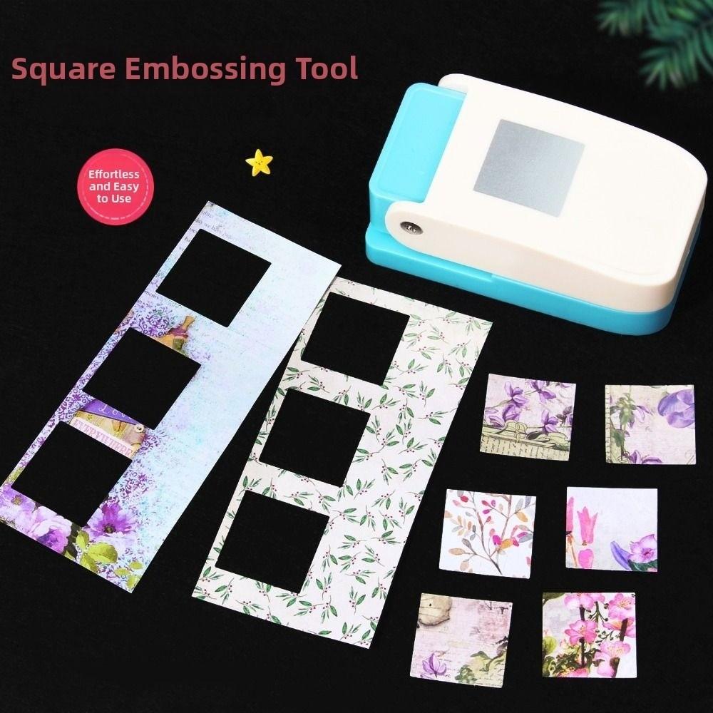 Large Size Stamp Border Punch DIY Christmas Tree Hole Punch Toothed Puncher Embosser  for Card