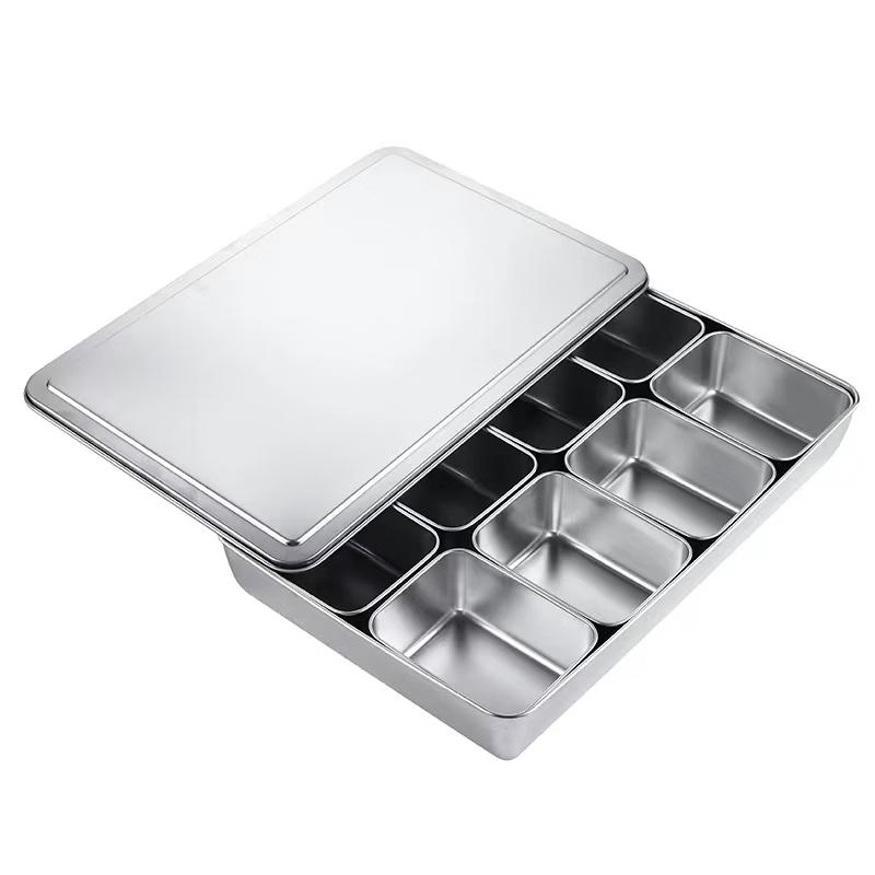 Zhishi Stainless Steel Professional Seasoning Box