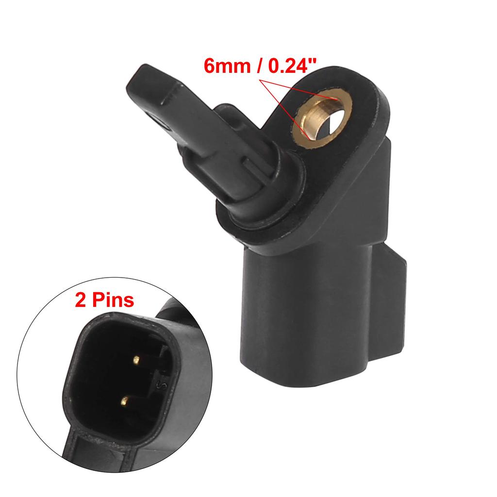 uxcell Car ABS Wheel Speed Sensor ABS Sensor Front Left Light for Mazda 3 BP4K43701A 3 m5T2B372AB