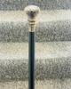 Swagger Walking Stick Can Victorian Style Brass Nickel Knob Handle Cane