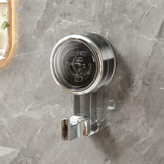 Rotating Suction Cup Hooks with Vacuum Lock Heavy-Duty Waterproof Hooks Reusable Space-Saving Organizer for Bathroom Kitchen