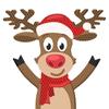 Christmas Reflective Car Magnets Set Snowman Santa Magnets Decoration Bulb Light Magnets Stickers for Home Refrigerator Door