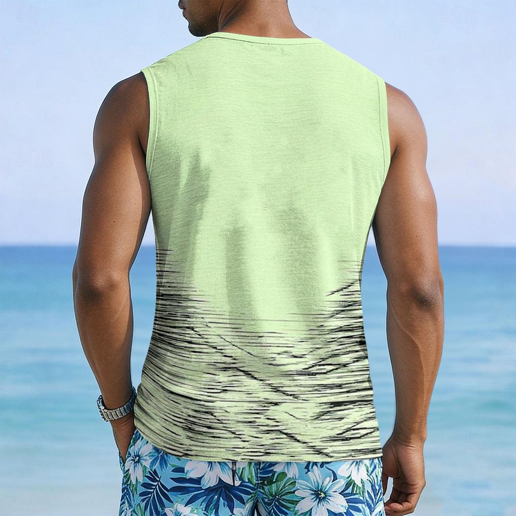 Men's Casual Sleeveless -Neck Tank Top