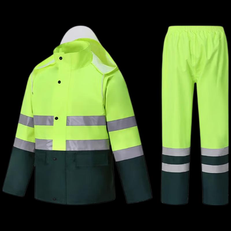 Yidong Reflective Waterproof Rain Suit Set