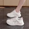 Spring Lightweight Mesh Student Sports Shoes Women's Fashion Platform Casual Shoes Simple and Versatile Harajuku