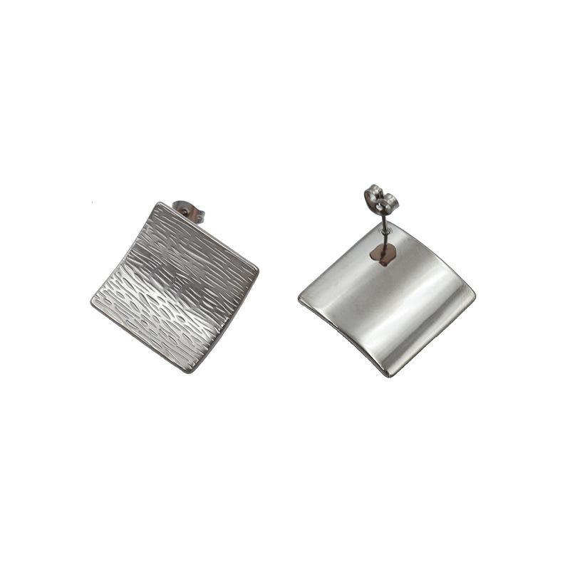 No Fading, Simple Daily Stud Earrings, Commuter Retro Gold Earrings, Design Metal