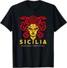 NEW LIMITED Sicilian Magna Graecia Sicilia Design Medusa Sicily T-Shirt