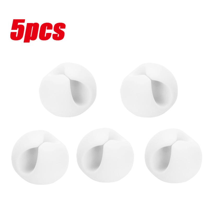 Car Cable Fastener Clip Silicone USB Cable Organizer Appliances Clips Car Cable Winder Holder Earphone Network Wire Fixed Clips