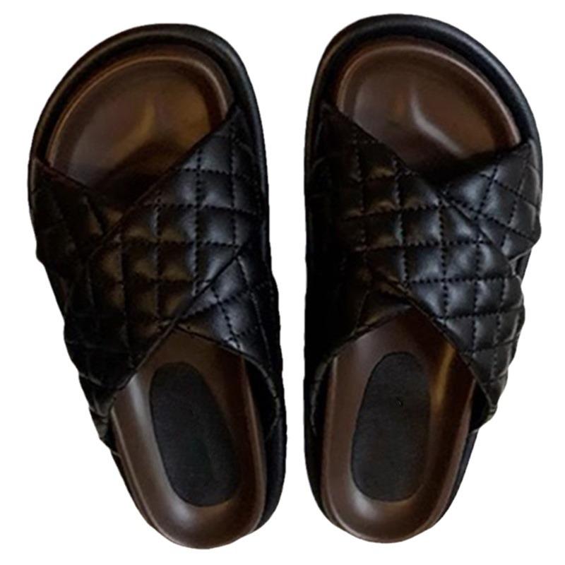 Grape Mother Slippers Women Wear Soft Soles Not Tired Feet Fashion Korean Version Women's Shoes Summer Women's 2025 Sandals Women's New Models