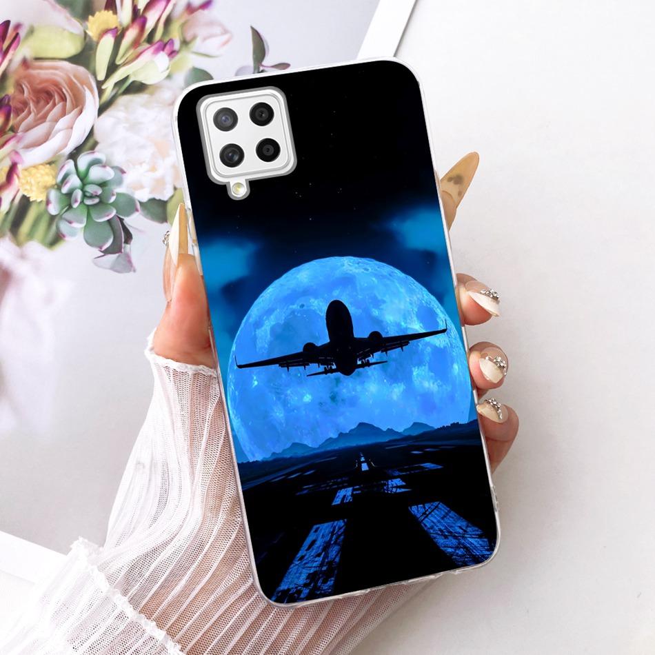 For Samsung Galaxy A22 4G A225F / A22 5G A226B Cool Dragon Tiger Pattern Phone Case For Samsung A22 Soft Silicone TPU Bumpers