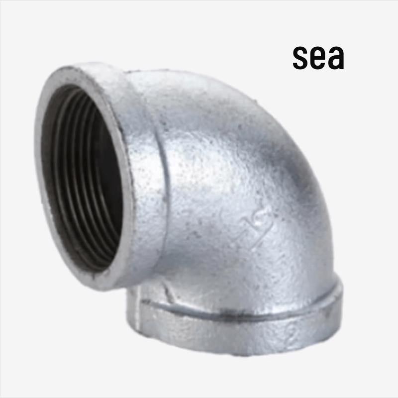 Canghai Galvanized Threaded 90-Degree Elbow