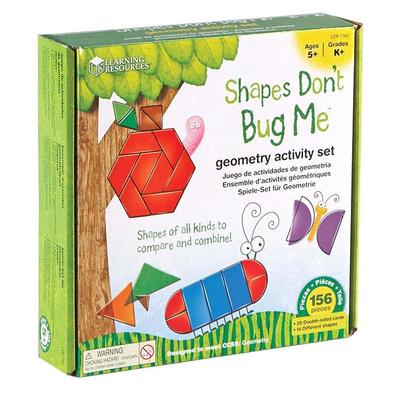 Learning Resources Shapes Bug Geometry Activity Set Don't Me™ (LER 1762)