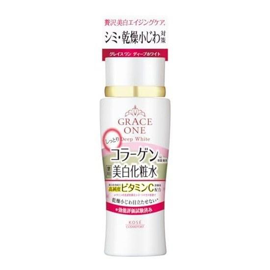 (Kusuri-bu gaihin) KOSE Grace One Medicinal Whitening Deep White Lotion (Moisturizing Toner) 180ml