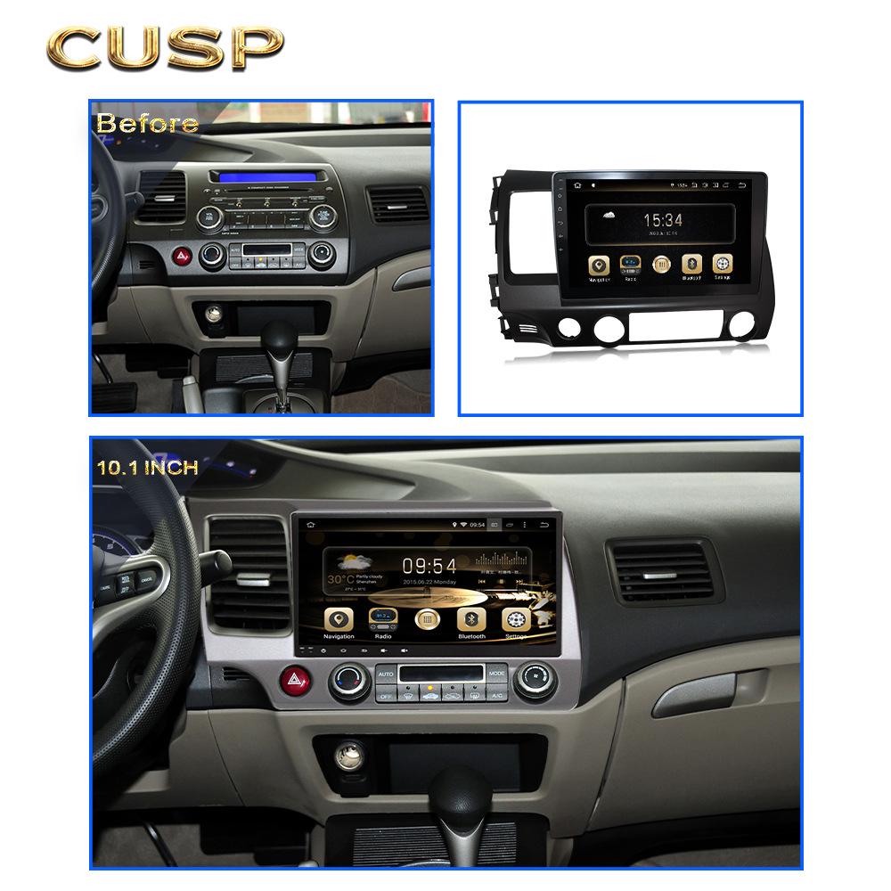 10.1" Large Screen Car Stereo for 2006-2011 Honda Civic with Navigation