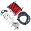 Motorcycle CNC Aluminum Engine Oil Cooler Cooling Radiator Kit for 50cc 110cc 125cc 140cc 150cc ATV PRO Trail Dirt Pit Bike