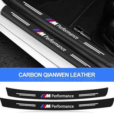Para Carro Adesivos de Fibra de Carbono para Porta-malas do Para-choque Traseiro Protetor de Borda de Carga do Porta-malas do Para-choque Traseiro Automotivo Para Bmw M1 M E46 E90 E60 F07 F10