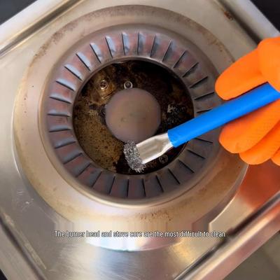 New User Discount: Gas Stove Cleaning Brush with Powerful Decontamination for Kitchen Stovetop