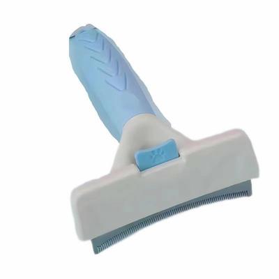 On Button To Easily Remove Shedding Grooming Brush [bakala] Cat/Dog Brush/Pet Brush/Small/Medium/Short-Haired Breeds/Hairball Prevention/Gentle