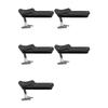 5X Flexible Door Draw Latch Lock 3.8 Inch Replacement Soft Rubber Black Over-Center C7-10