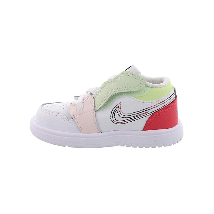 Jordan Air Jordan 1 Low Alt Mid top Toddler Shoes White Red Infant And Toddler CD7227-176 7C