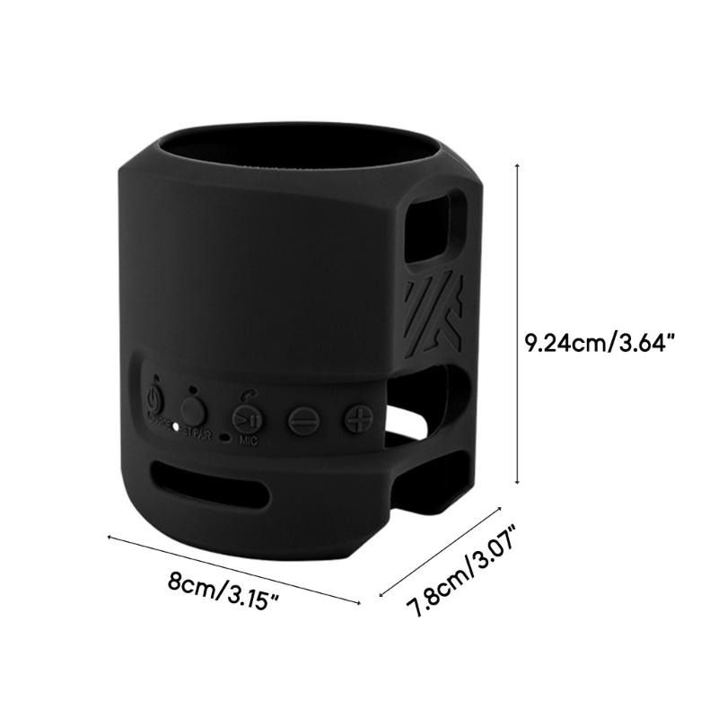 Speaker Silicone Cover Portable Protective Case with Sticker Belt for SRS XB13 Speaker Effectively Protect Cover
