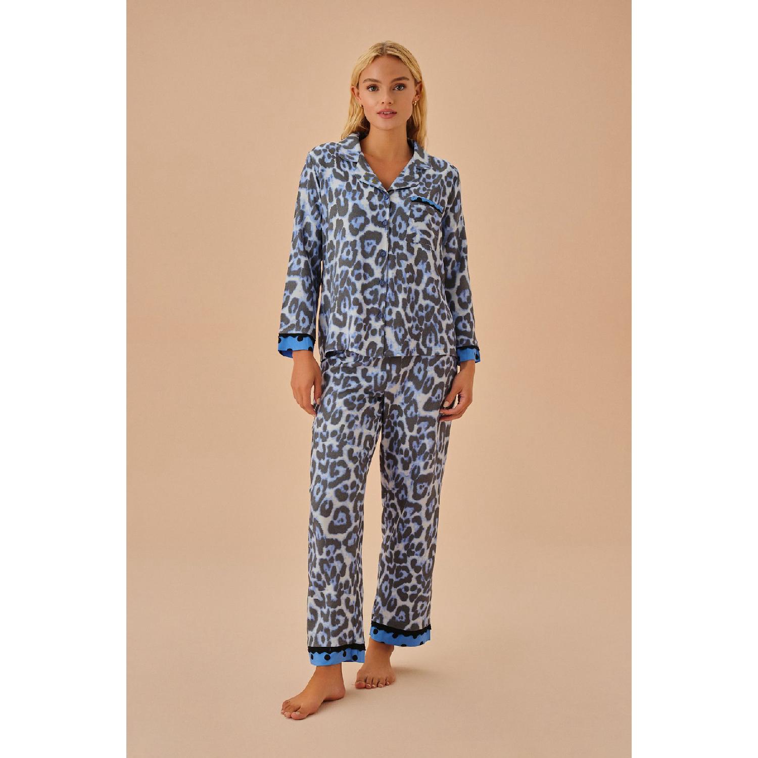 

Blue Masculine Pajama Set S чистий