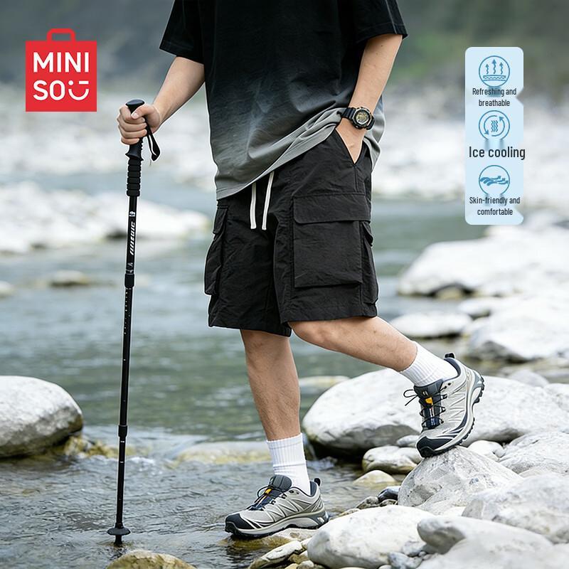 MINISO Men s American Style Techwear Cargo Shorts 3XL