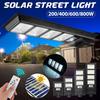 200W/400W/600W/800W LED Solar Lamp Outdoor Solar Lamp Powered Sunlight Radar PIR Motion Sensor Wall Street Light for Garden Yard