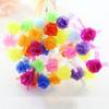 Five Horn Plastic Straw Folded Star Fluorescence Pentagram Origami Crafts Decoration Star Strip