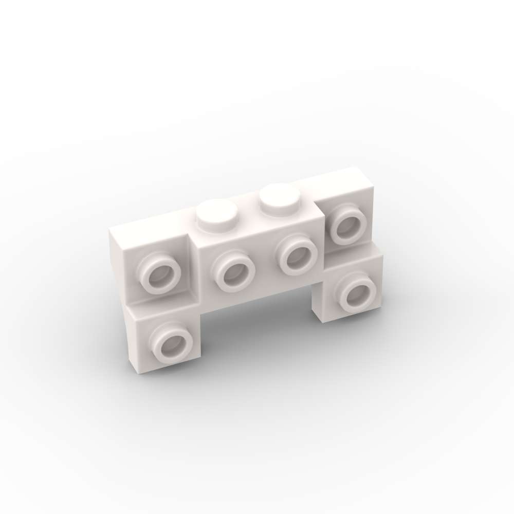 

MOC 10PCS 14520 Modified 2x4-1x4 With 2 Recessed Studs Building Blocks Kit Thin Side Brick Particle Plaything Children Birthday Presents