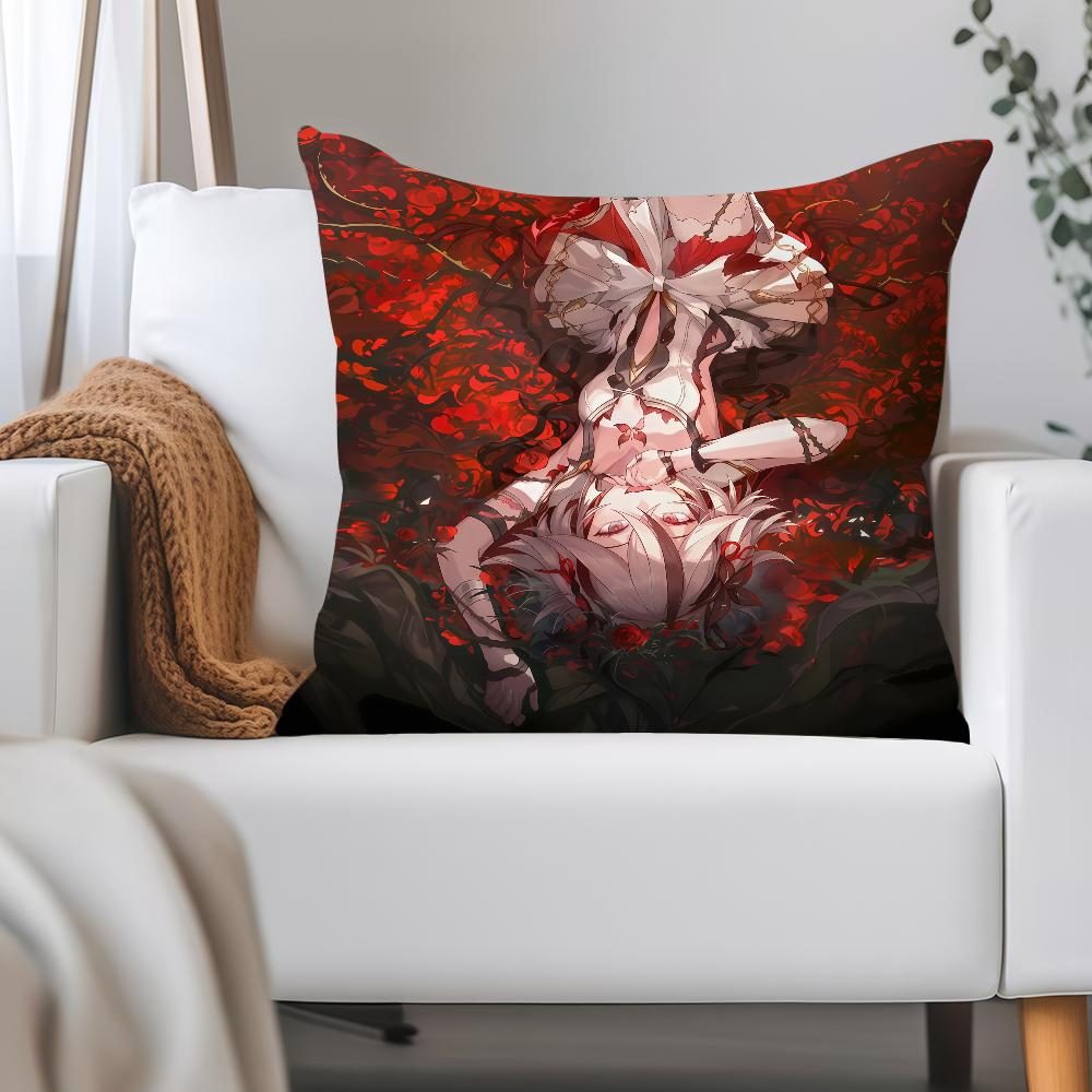 Game Wuthering Waves Camellya Pillow Case Applicable Space For Guest Rooms Interiors Cars Office House Decoration