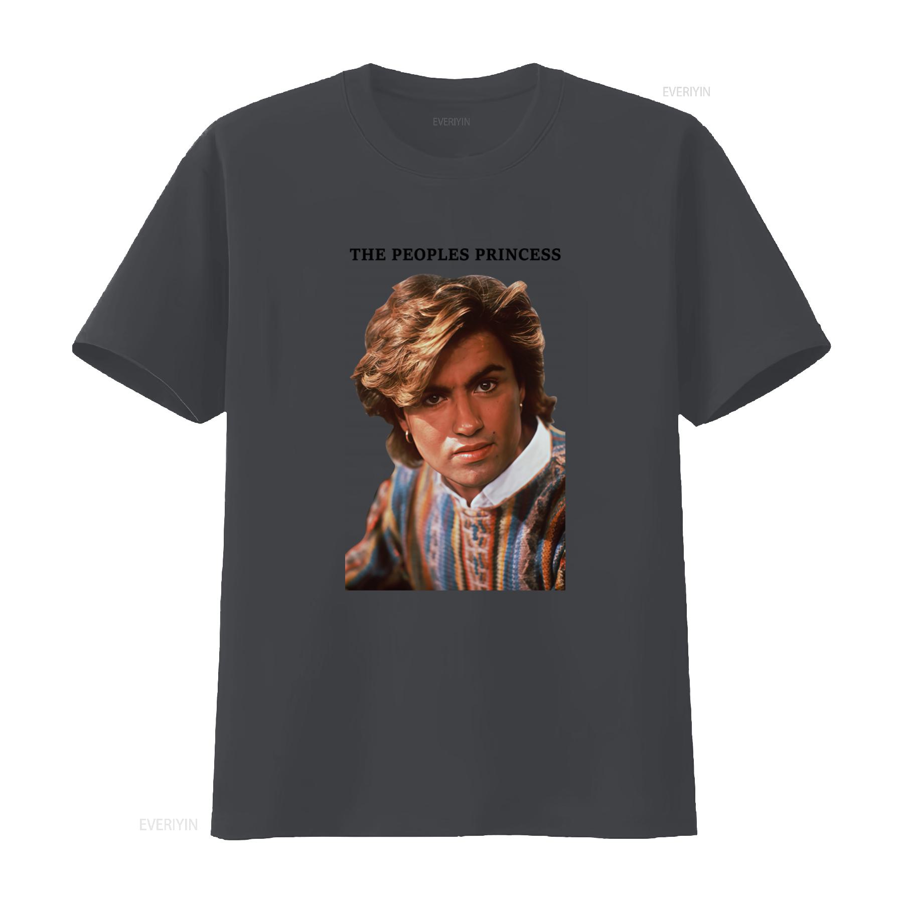 

Princess Diana Meme T Shirt The PeopleS Princess George Michael Royal Family Funny vintage Washed streetwear homme Slightly 4XL
