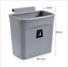 Hanging Kitchen Trash Can with Sliding Lid and Inner Bucket for Household Use
