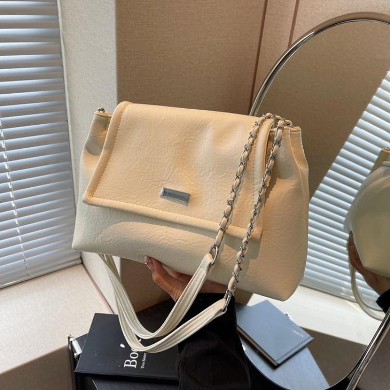 High Quality Women Pu Leather Chains Shoulder Bag Fashion Designer Ladies Messenger Bags New Luxury Female Large Capacity Crossbody Bag