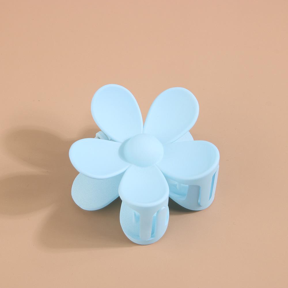 Korean Frosted Large Claw Clip - Elegant Shark Hair Accessory for Women's Updos