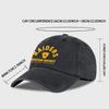 MLFO Raiders Printed Washed Baseball Cap Lightweight, Breathable, Adjustable Sporty, Trendy, Fashionable Unisex Hockey Fan Gift