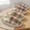 Couple Cotton Slippers Women's Autumn and Winter New Thick-soled Warm Home Soft Plush Home Warm Non-slip Fluffy Shoes