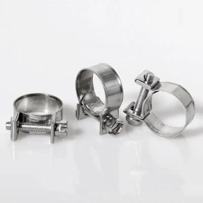 5 Stück/Set 7mm-16mm Schlauchschelle Edelstahl-Schlauchschellen Langlebige Schlauch-Luftschlauchschellen Wasserrohrschellen Schraubband Mit Befestigungselementen