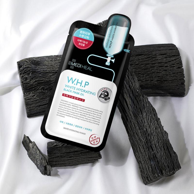 Mediheal W.H.P Whitening & Hydrating Charcoal Mask 10 Sheets