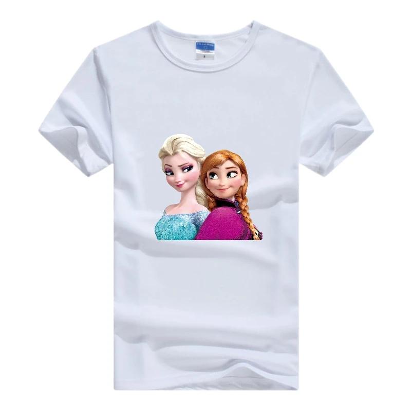 Casual Frozen Anna Aisha Princess Ladies Tops Disney Cartoon Tshirt Women T Shirts Clothing Short Sleeve Oversized Girl Blouses