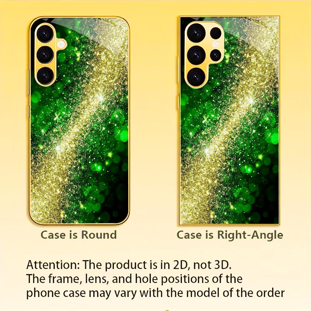 New Model Luxurious PhoneCase Electroplated Glass PhoneCase for Samsung Galaxy S26 S25 S24 S23 S22 S21 FE,Ultra,Plus